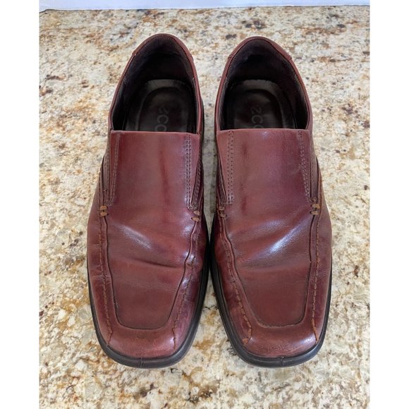 Ecco Helsinki Slip-On Loafers Brown Leather, Men's 43 - Picture 3 of 7